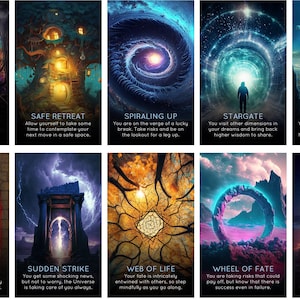 LAST ONES: Sacred Soul Portals Oracle Deck of Higher Self Guidance Tarot Cards image 5