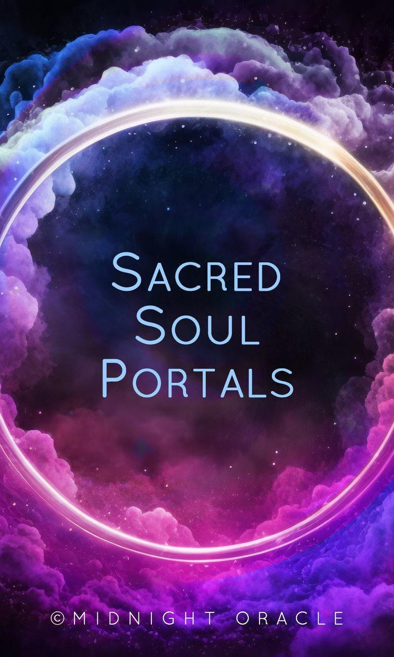 LAST ONES: Sacred Soul Portals Oracle Deck of Higher Self Guidance Tarot Cards image 7