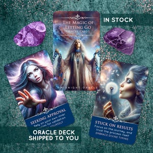 IN STOCK! Magic of Letting Go Oracle Deck: Emotional Self-Care & Shadow Work Tarot Cards