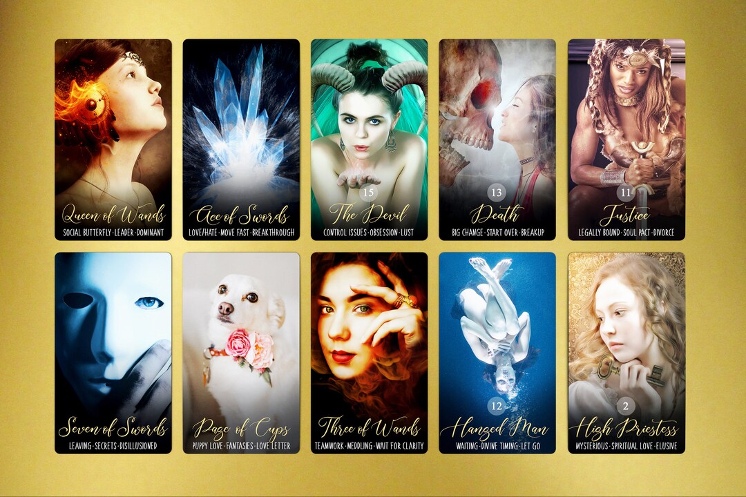 CUSTOM PREORDER: Lasting Love Tarot Deck for Beginners 80 Cards ...