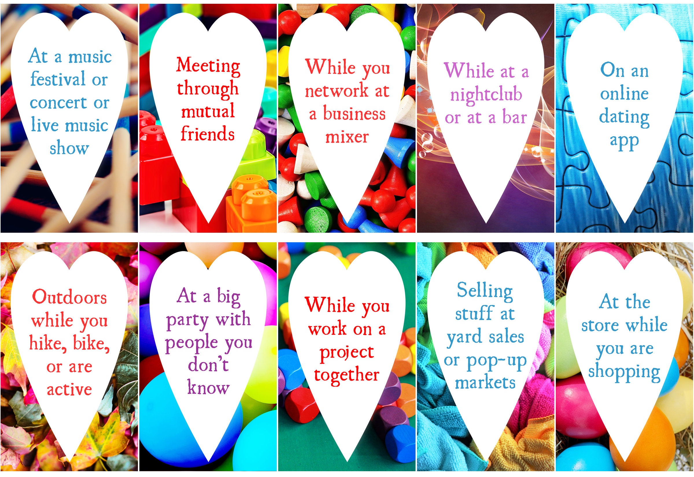 Meet Your Match Oracle Deck Where to Meet Your Soulmate Tarot - Etsy
