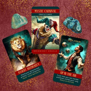 CUSTOM PREORDER: Mystic Carnival Oracle Deck of Future Telling Tarot-Sized Cards
