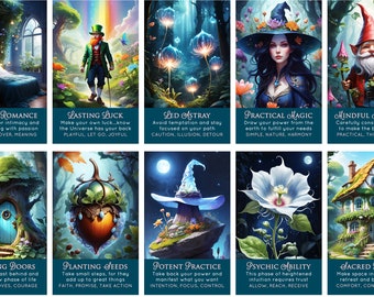 PRE-ORDER: Enchanted Cottage Oracle Deck of Unique Spring Indie Majick Tarot Cards (Buy Any 2 Decks = Free USA Shipping)