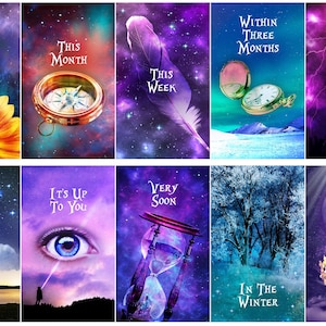 LAST ONES: Godspeed Divine Timing Oracle Deck of Cosmic Tarot-Sized Cards immagine 2