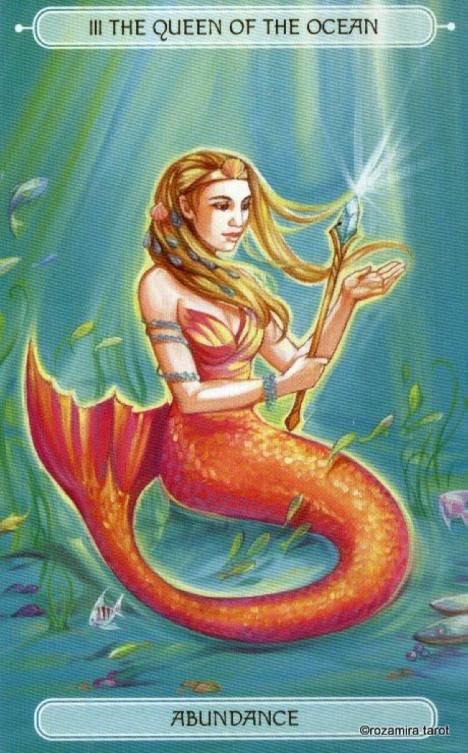 Oceanic Tarot Deck With Guidebook ADD GIFT SET: Tarot Book | Etsy