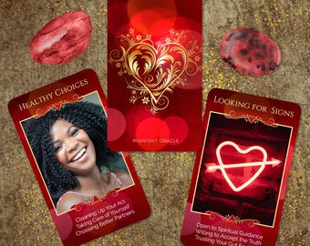 CUSTOM PREORDER: Twin Flame Situations Love Oracle Deck (80 Cards) of Tarot-Sized Cards