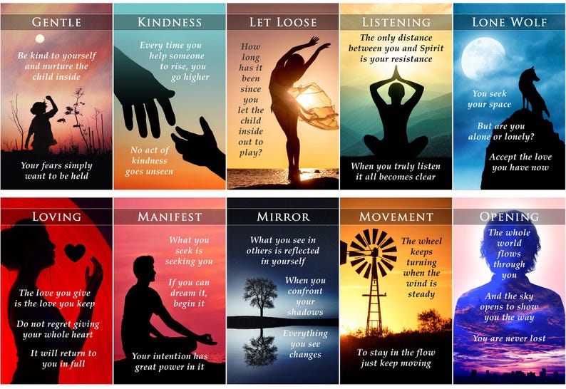 PRÉCOMMANDE PERSONNALISÉE : clarifier des situations Clarificateurs de lecture de la taille d'un jeu de tarots Oracle image 5