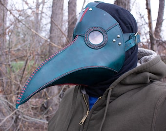 Plague Doctor Mask 100% Real Leather Customizable MultipleColors