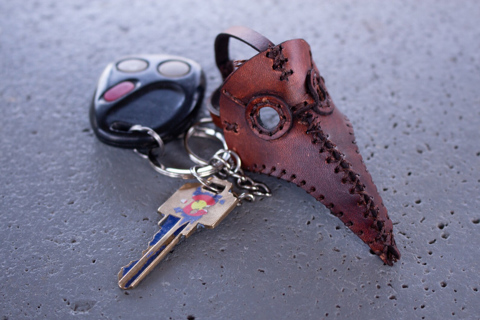 Plague Doctor Keychain | Etsy