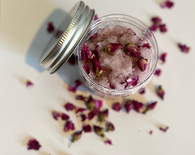 Handmade Rose Sugar Scrub