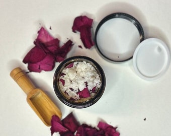 Rose Cardamom Bath Salts - Rose, Lavender & Rosemary