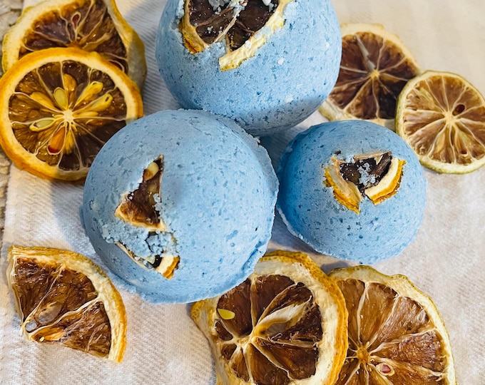 Smurf Tea Bath Bomb - Lemongrass - Tea Tree