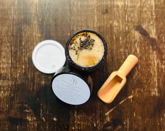 Handmade Lavender Spearmint & Eucalyptus Sugar Scrub - 2oz Sugar Scrub - Spa Scent - Exfoliating Scrub - Bath Gift - Relaxation Scent