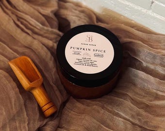 Handmade Pumpkin Spice Sugar Scrub
