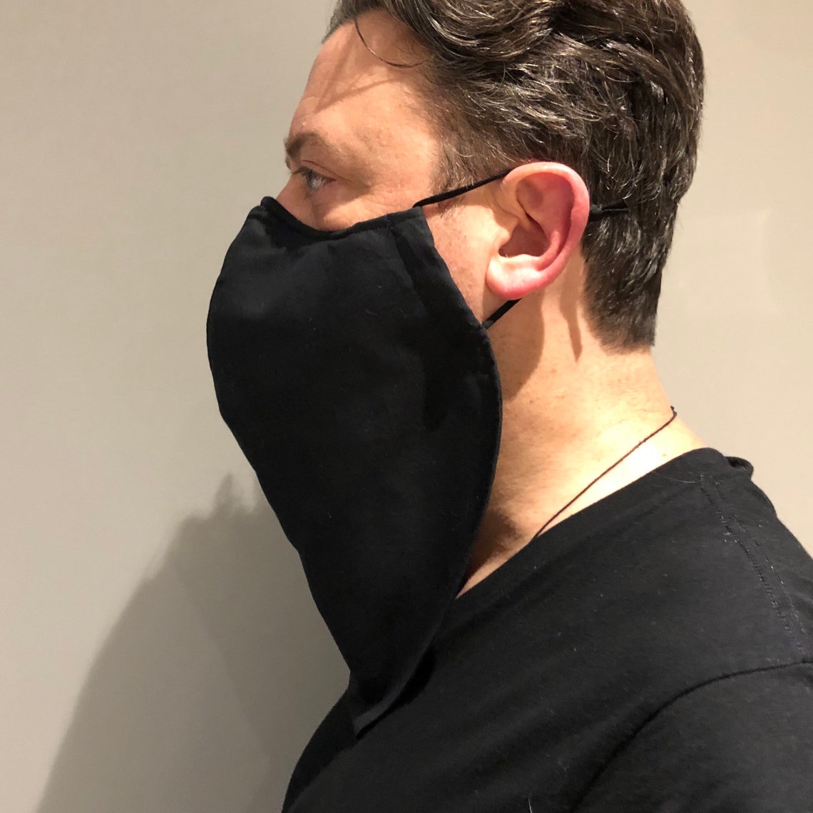 Extra Large black thin Face Mask for Beard Beard Tarp Beard Etsy
