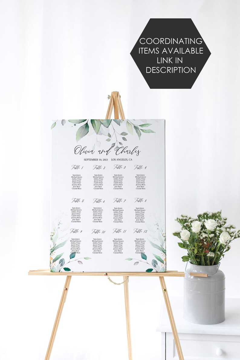 Instant Download,wc019 Wedding Program Template Wedding Ceremony Program Greenery Wedding Program Printable Wedding Program Template