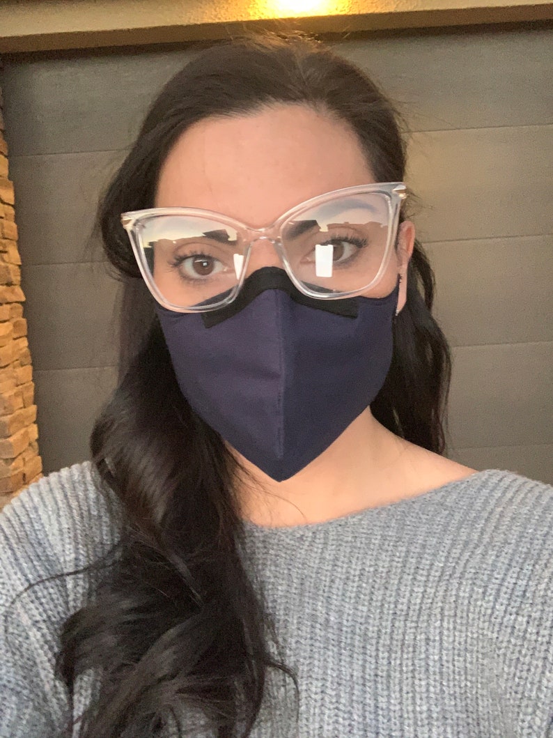 Best Face Mask For Glasses Wearers nose wire antifog Etsy