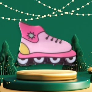 Skate Hair Claw, Cute hairclip, fun hair clip