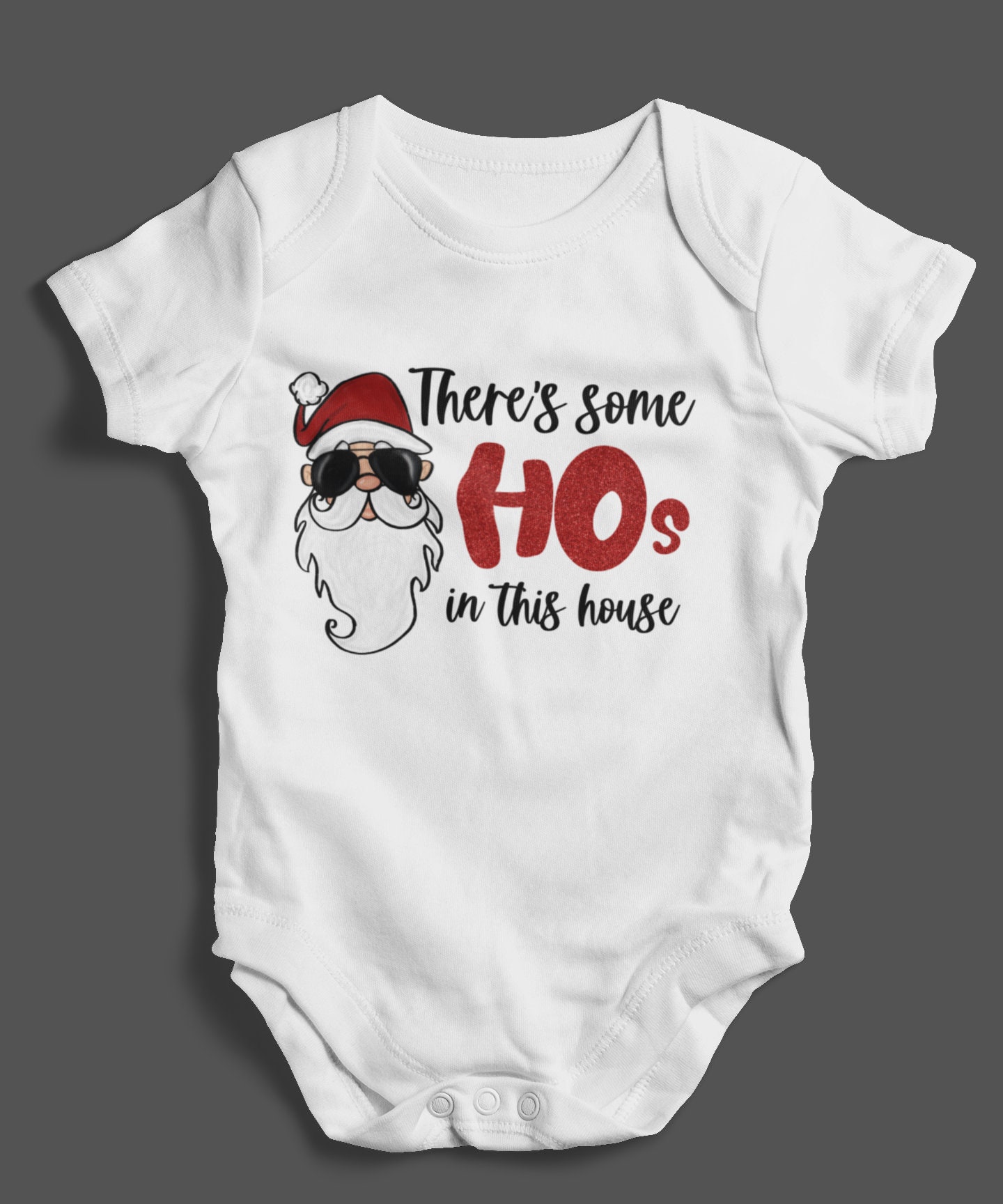Funny Christmas Onesie Christmas Onesie Christmas Baby Baby Etsy