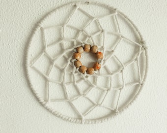 Camilia Neuf Étoiles Pointues Macrame Wall Hanging