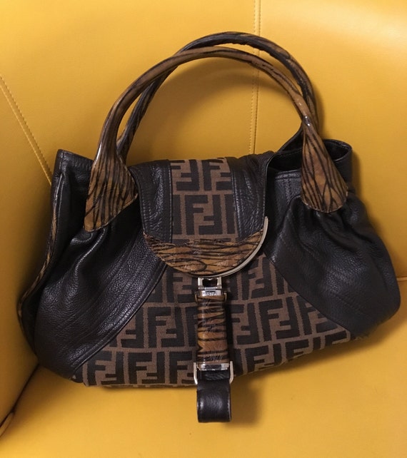 Fendi Zucca Tortuga Spy Bag