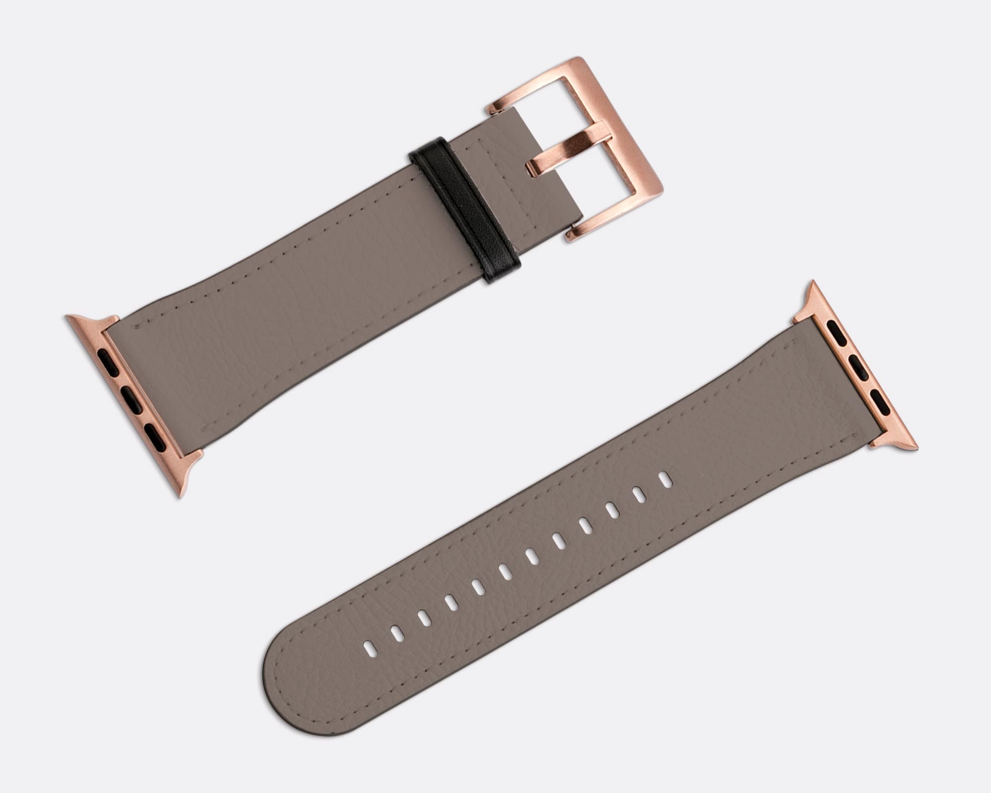 Taupe Apple Watch Strap Vegan H21 Leather Band Available for Etsy UK