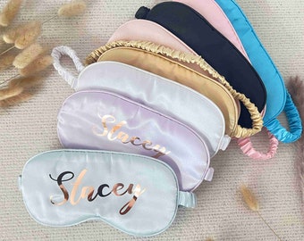 Personalized Bridesmaids Eye Mask, Sleep Eye Mask, Wedding Presentm, Travel Sleep Eye Mask, Bridesmaids Gift, Proposal Gifts, Gift for Her