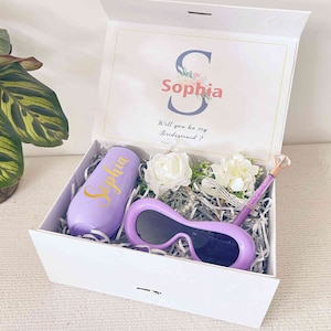Bridesmaid Proposal Gift Box, Thank You Gift, Will you be my Bridesmaid, Bridal Party Gift, Personalized Bridesmaid Gift Box, Wedding Gift