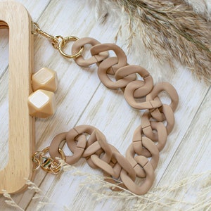Acrylic purse chain 45cm for handbag