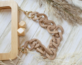 Acrylic purse chain 45cm for handbag