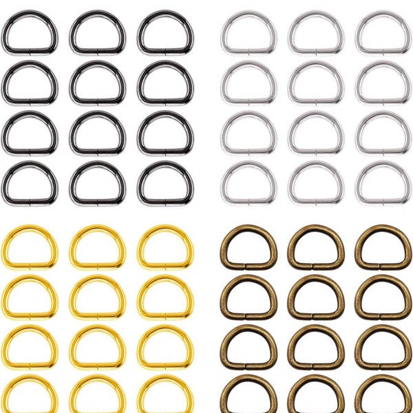 1/2 Heavy Duty D-Ring - 4 colors