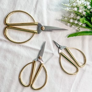 Vintage style Stainless Steel Gold Embroidery Scissors