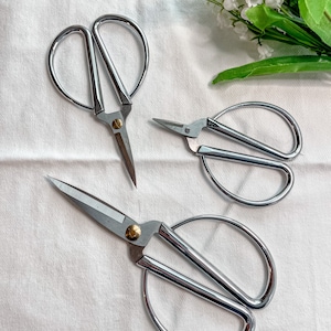 Vintage style Stainless Steel Silver Embroidery Scissors