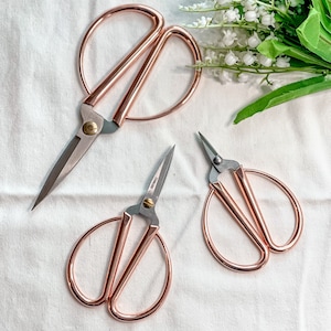 Vintage style Stainless Steel Rose Gold Embroidery Scissors