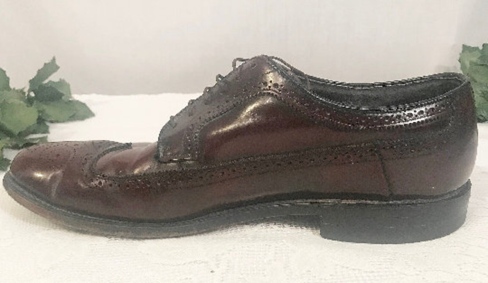 Hanover Oxblood Brogue Wingtip Men�s Shoes Etsy