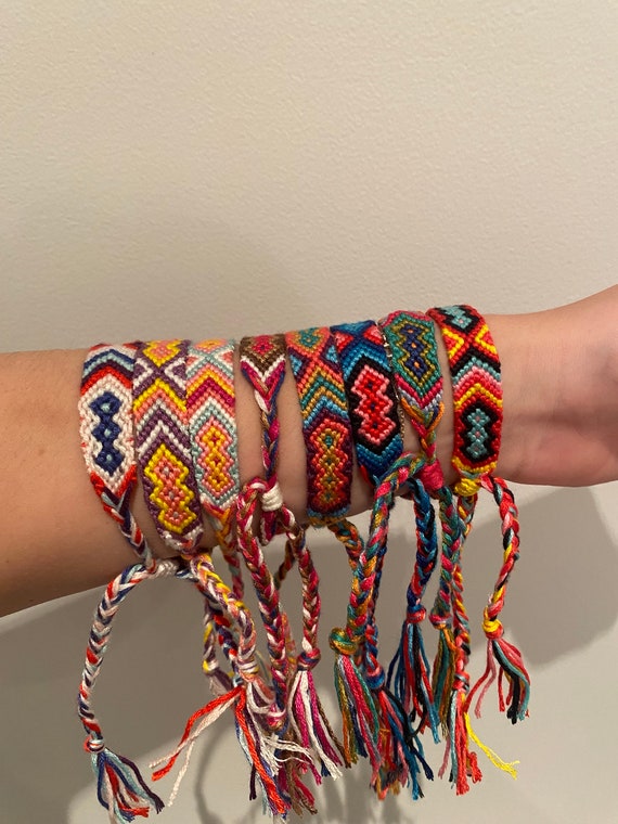 Hippie bracelets - 71 photo