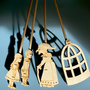 Hansel and Gretel Shadow Puppets