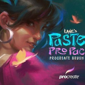 Pastel Pro Pack : Procreate ブラシ セット || デジタル描画ブラシとツール - ペイント - カラー - テクスチャ