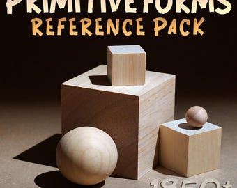 Lane's Primitive Forms - Reference Pack / Still Life Photos / Painting & Drawing