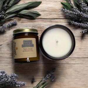 White Sage & Lavender Soy Wax Candle