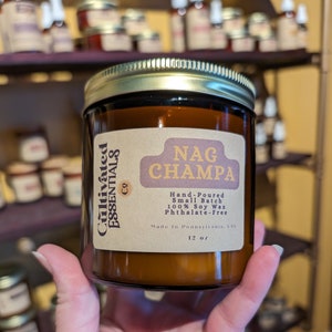 Nag Champa Soy Wax Candle