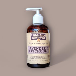 Lavender & Patchouli Body and Massage Oil