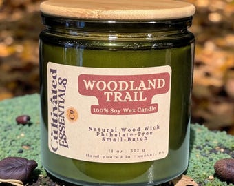 Woodland Trail Wood Wick Candle