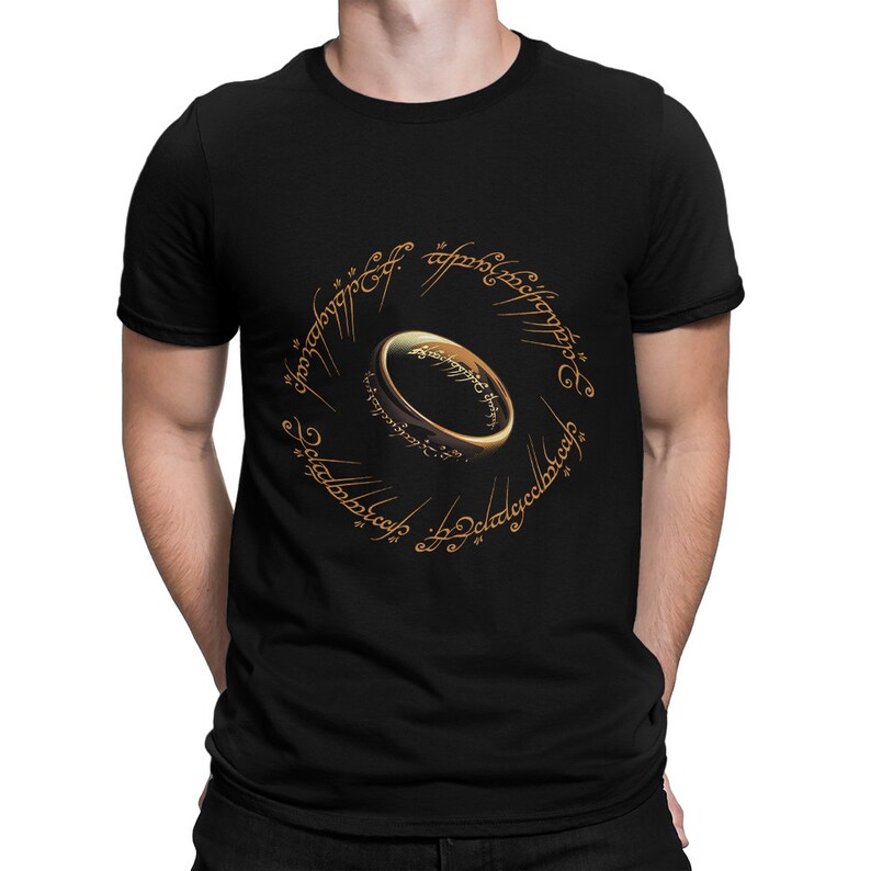 Der Herr der Ringe schwarz TShirt J. R. R. Tolkien Tee Etsy