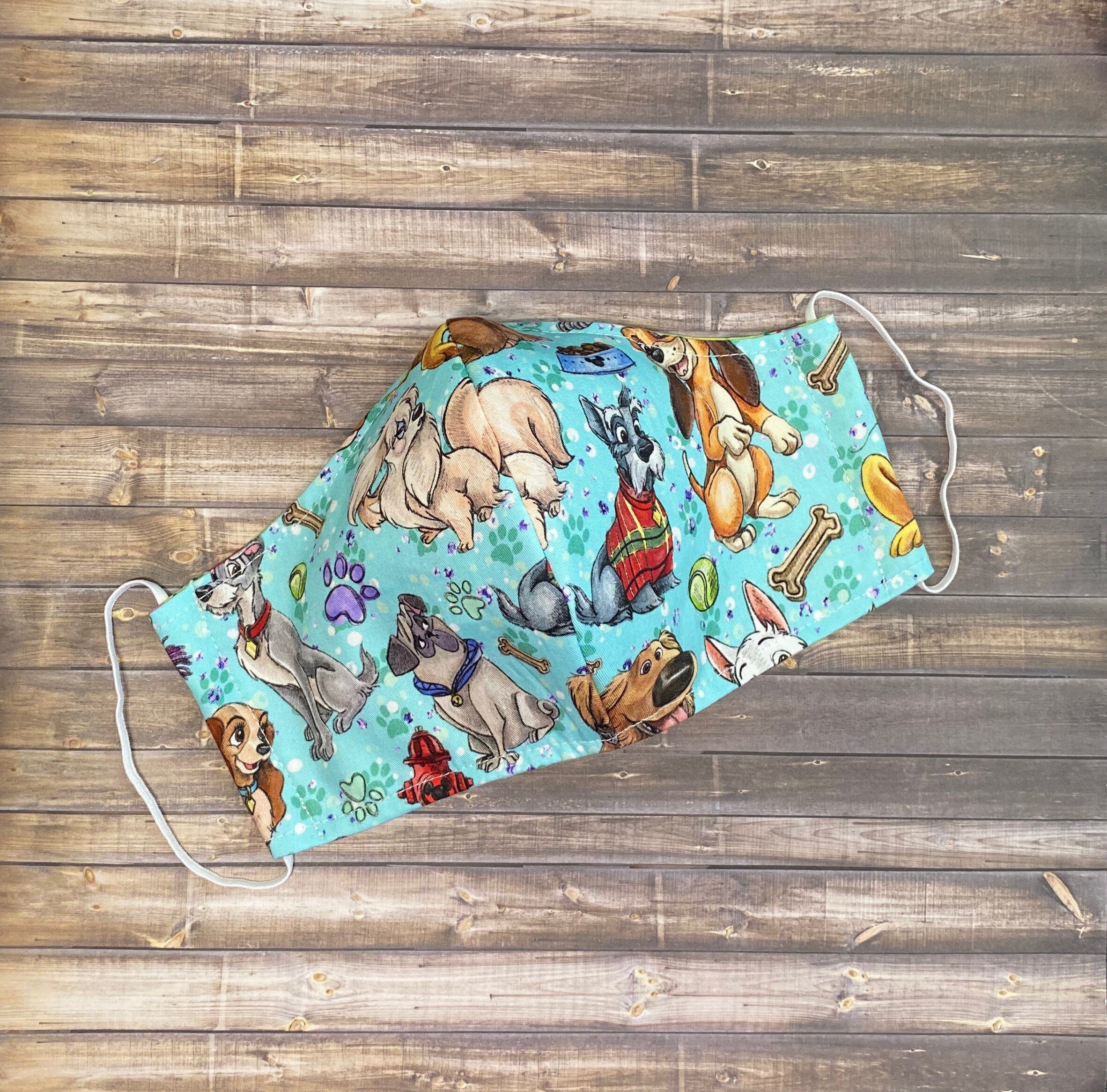 Dogs inspired Face Mask Etsy