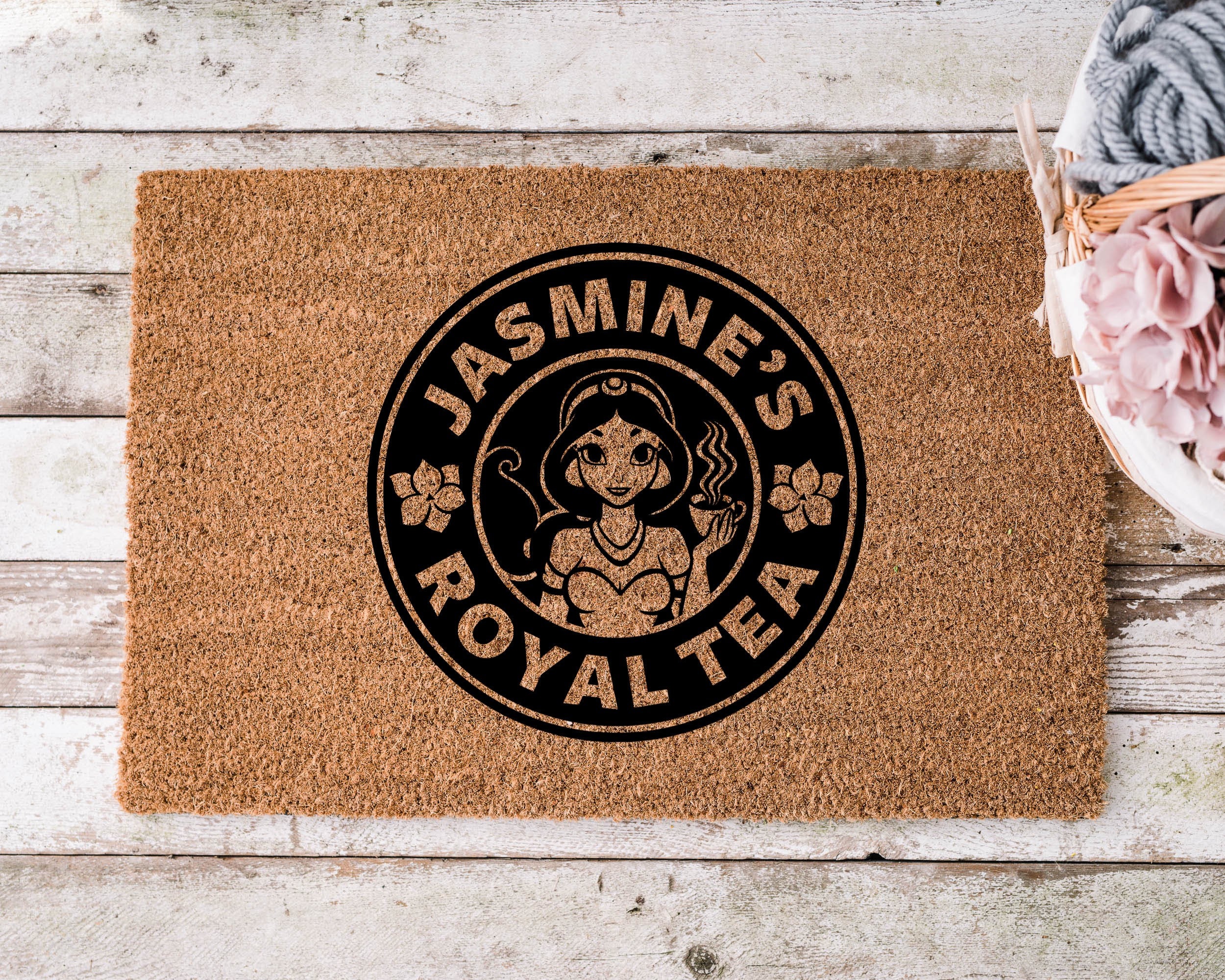 Be Our Guest Princess Custom Doormat Disney Inspired Etsy