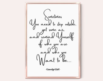 Gossip Girl Quote Etsy Gossip Girl Quote Etsy