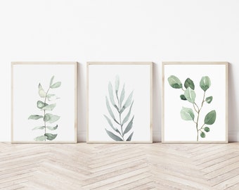 Botanical Wall Art Gallery Wall Set of 6 Wall Art Dried Flower Print ...