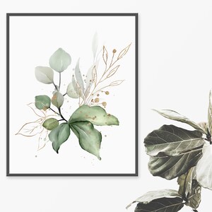 Floral prints - Botanical Print - Wall Art - Printable Wall Art - Line Art - Floral Wall Art - Farmhouse Print - DIGITAL PRINTABLE ART