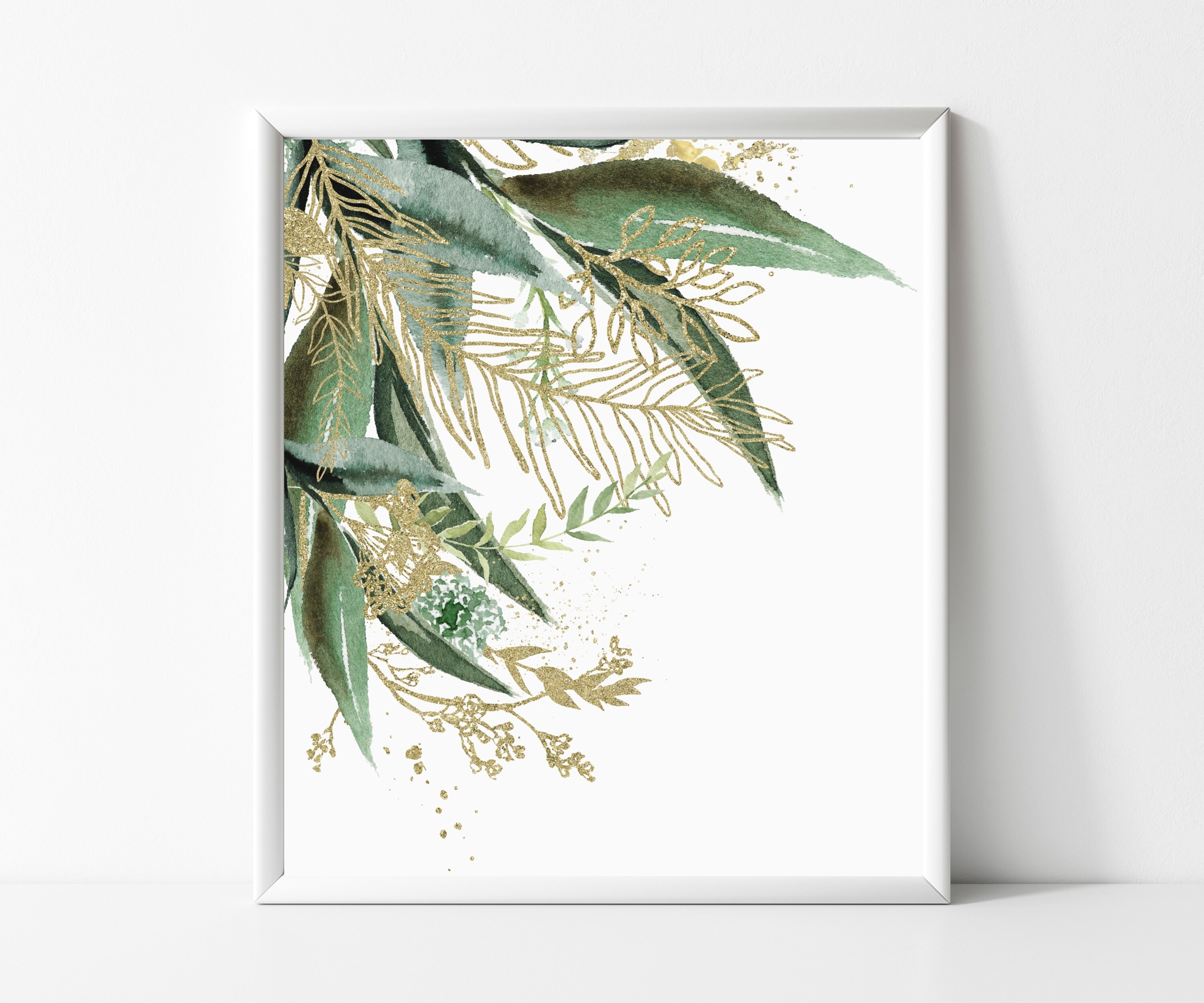 Greenery PrintsWall Art DecorGreeneryMinimalistFarmhouse | Etsy